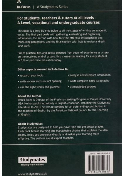 کتاب The Academic Essay - 1