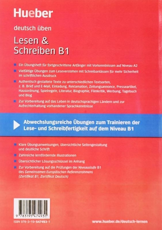 کتاب آموزش زبان آلمانی Lesen And Schreiben B1 - 1