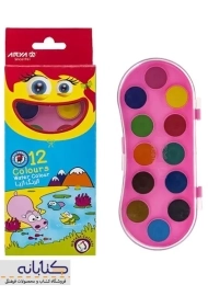 آبرنگ 12 رنگ آریا