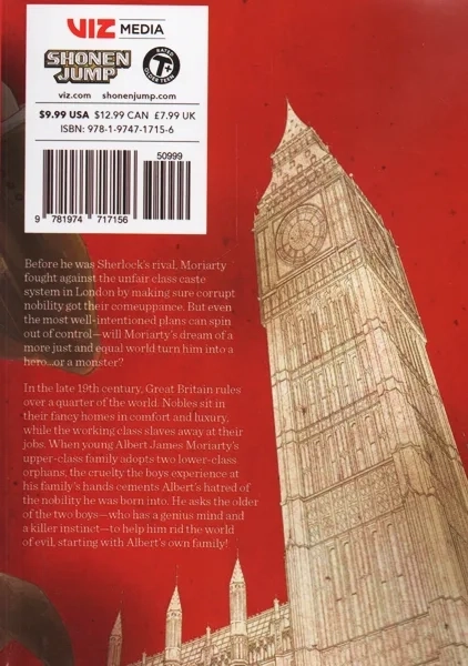 کتاب مانگا Moriarty The Patriot 1 - 1