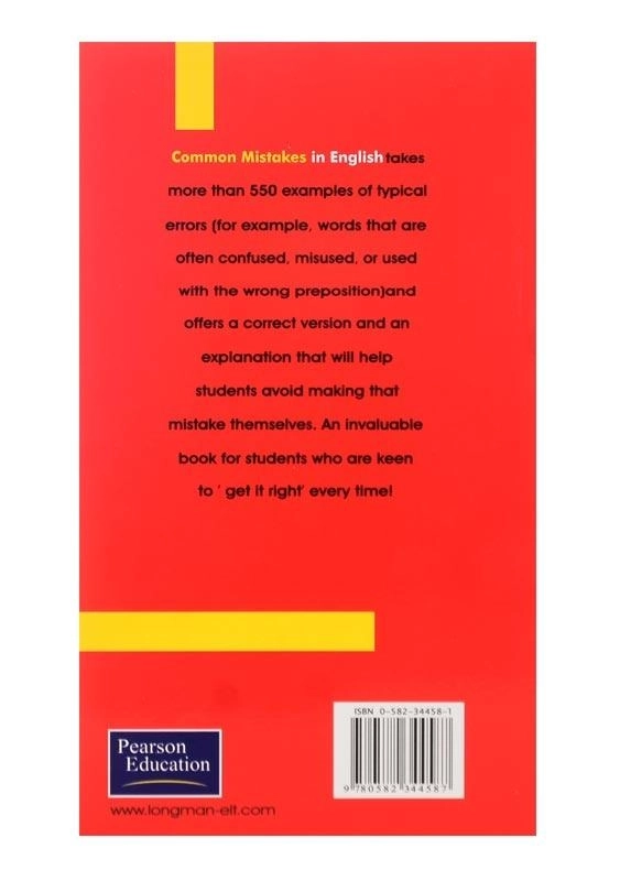 کتاب Common Mistakes in English - 1