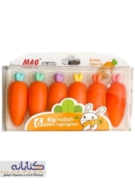 ماژیک علامت زن 6 رنگ هویجی