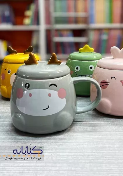 ماگ استند دار طرح حیوانات