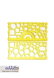 خط کش شابلون دار دوقلو - 1