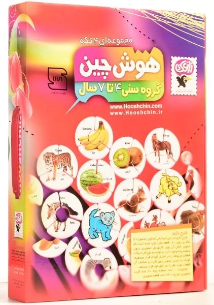 بازی فکری و آموزشی هوش چین 4 تکه - زاغک