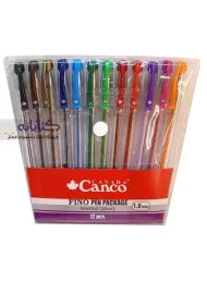 خودکار بسته ای 12 رنگ کنکو مدل فینو