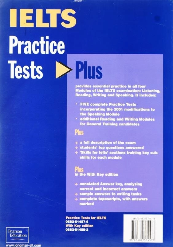 کتاب IELTS Practice Test Plus - 1