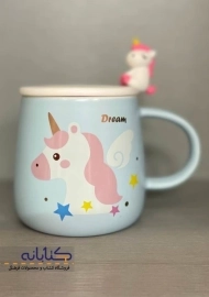 ماگ قاشق سیلیکونی یونیکورن