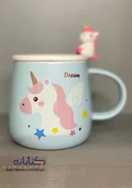 ماگ قاشق سیلیکونی یونیکورن