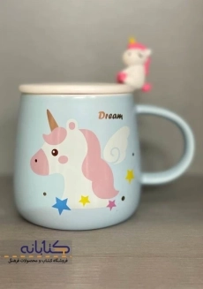 ماگ قاشق سیلیکونی یونیکورن