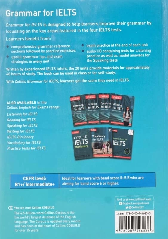 کتاب Grammar For Ielts | Collins - 2