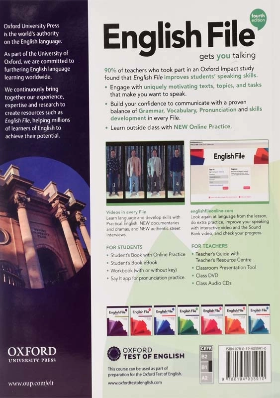 کتاب English File Intermediate (4th) - 1