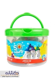 خمیر بازی 5 رنگ آریا (سطلی)