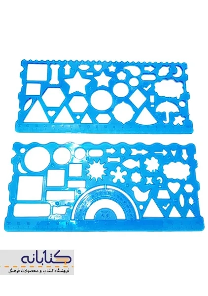 خط کش شابلون دار دوقلو - 5