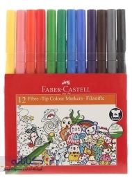 ماژیک رنگ آمیزی 12 رنگ فابر کاستل