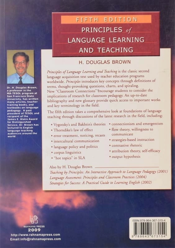 کتاب اصول یادگیری و آموزش زبان (ویرایش 5) - 1