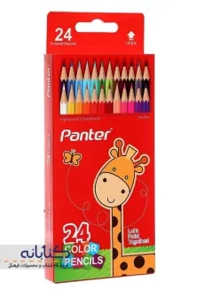 مداد رنگی 24 رنگ پنتر (مقوایی) - 1