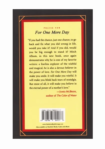کتاب For one more day - 1