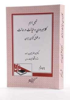 کتاب تحلیل جرایم کلاهبرداری و خیانت در امانت در حقوق کیفری ایران - حبیب زاده - 1
