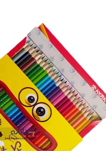 مداد رنگی 24+2 رنگ آریا (جعبه مقوایی) - 1