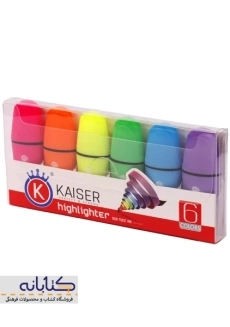 ماژیک علامت زن 6 رنگ کایزر