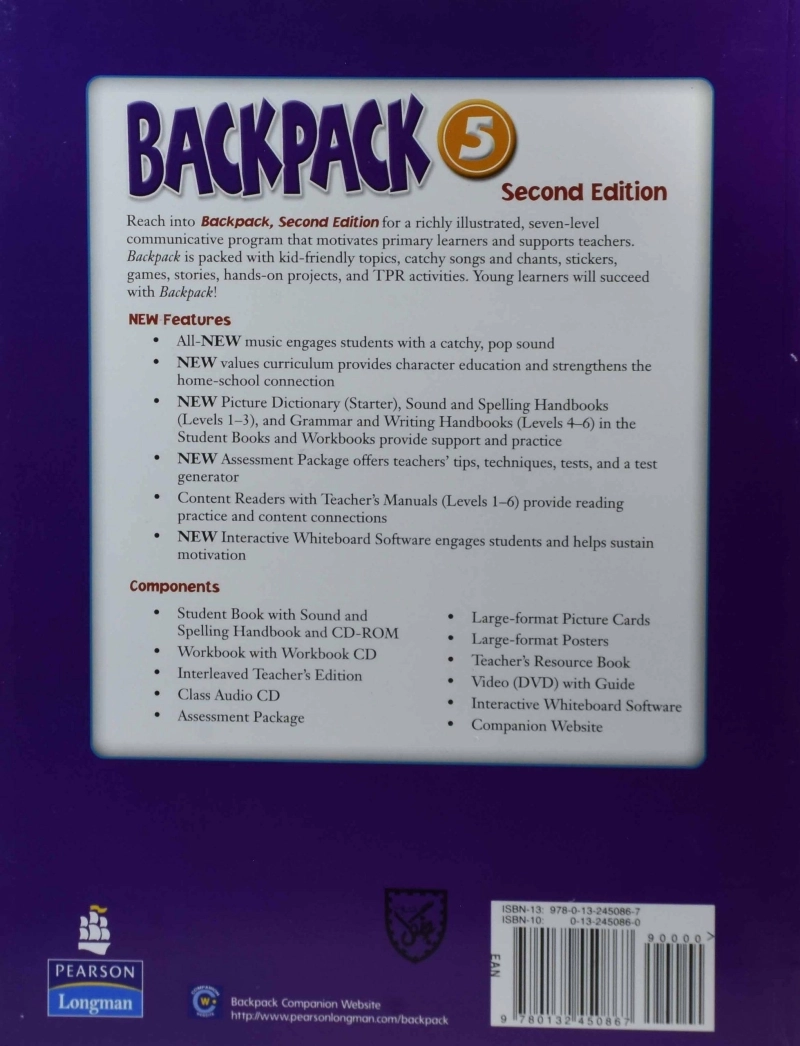 کتاب Back Pack 5 (2nd) - 2