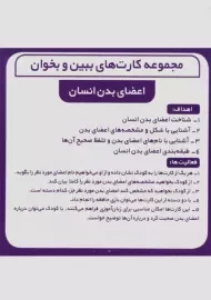 کارت ببین و بخوان اعضای بدن انسان