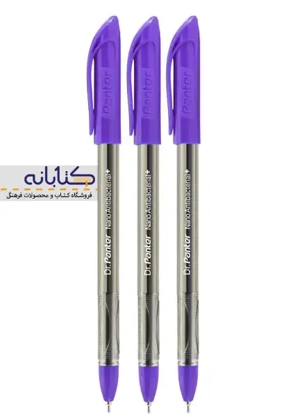 خودکار آبی نانو آنتی باکتریال پنتر مدل Dr.Panter کد 105 - 1