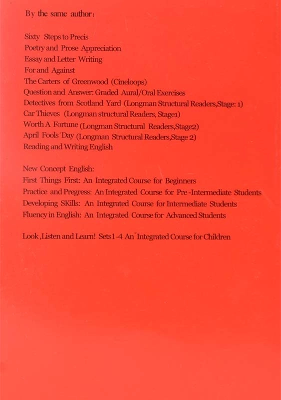 کتاب A First Book In Comprehension Precis and Composition - 1