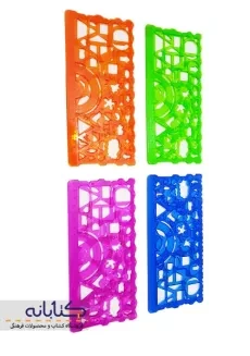 خط کش شابلون دار دوقلو - 6