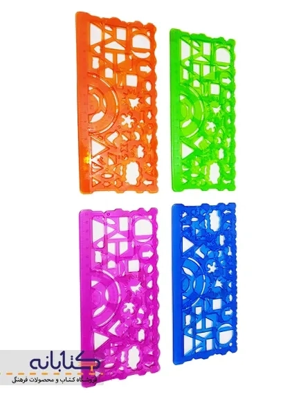 خط کش شابلون دار دوقلو - 6