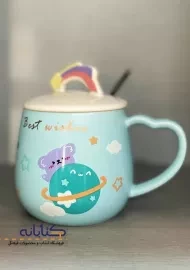 ماگ رنگین کمان طرح خرسی