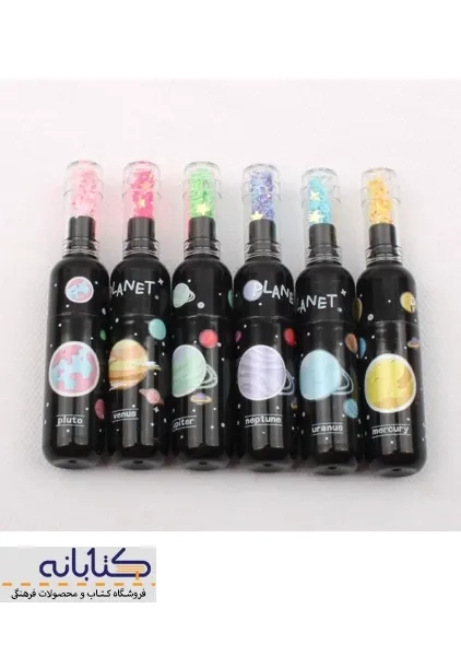 ماژیک علامت زن 6 رنگ کهکشانی - 1