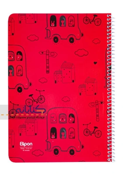 دفتر تک خط 40 برگ الیپون (سیمی) - 13