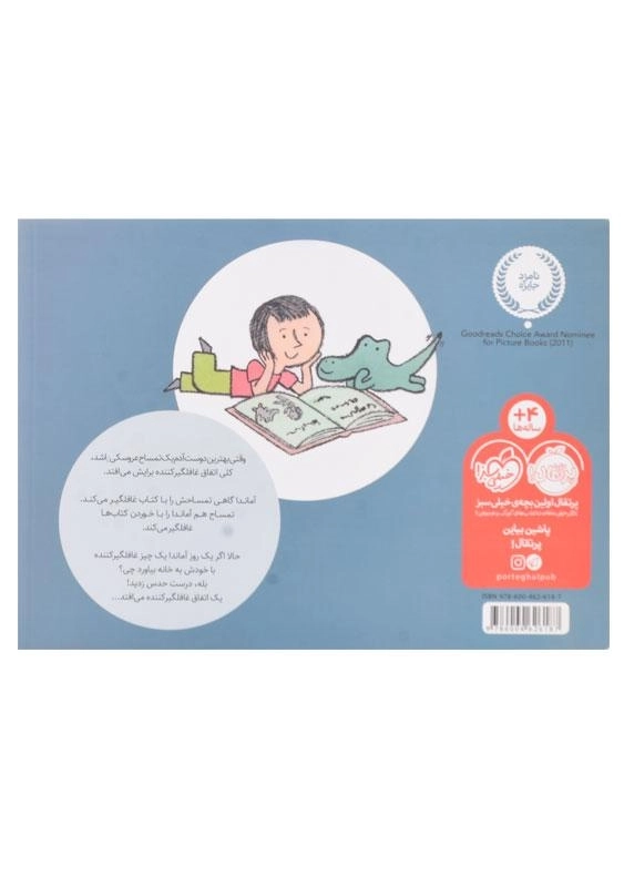 کتاب غافلگیری‌های جورواجور آماندا و تمساحش | انتشارات پرتقال - 1