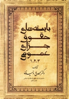 کتاب بایسته&zwnj;های حقوق جزای عمومی | محمدصالح ولیدی