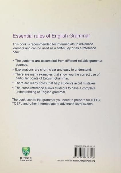 کتاب Essential rules of English Grammar - 1