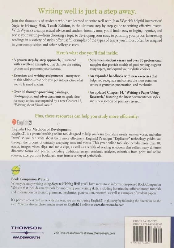 کتاب Steps to Writing Well - 1