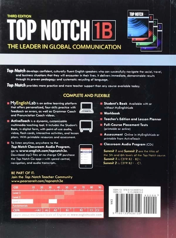 کتاب Top Notch 1B (3rd) - 2