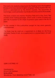 کتاب IELTS Reading Tests - 1
