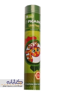 مداد رنگی 12 رنگ پیکاسو (استوانه ای)