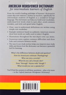 کتاب دیکشنری Oxford American Wordpower Dictionary - 1
