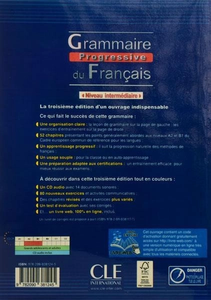 کتاب آموزش زبان فرانسه Grammaire Progressive Du Francais Intermediaire - 2