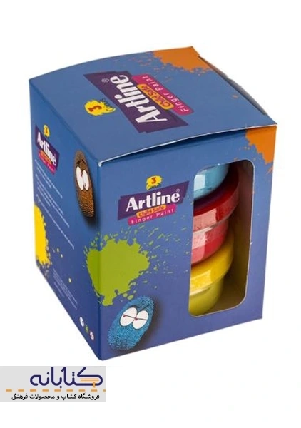 رنگ انگشتی 3 رنگ آرت لاین - 1