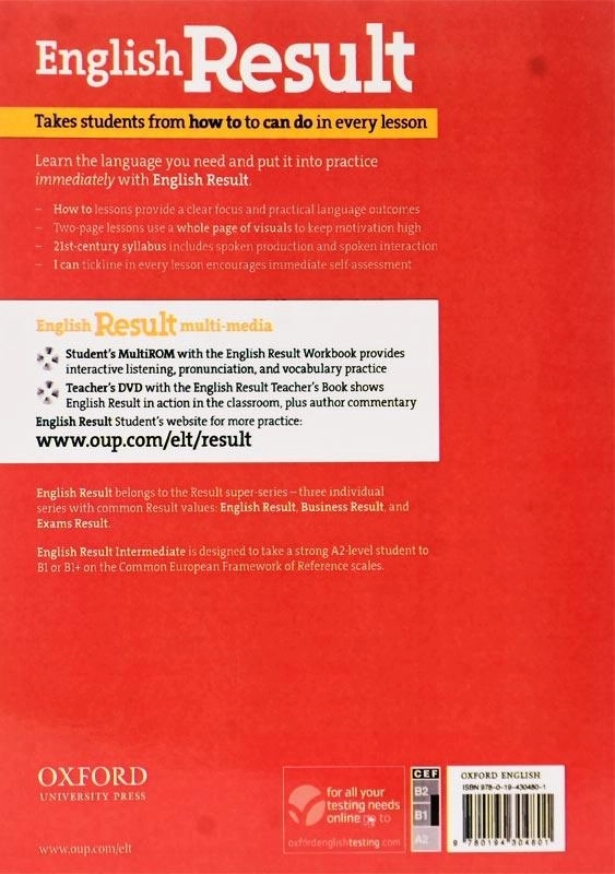 کتاب English Result Intermediate - 1