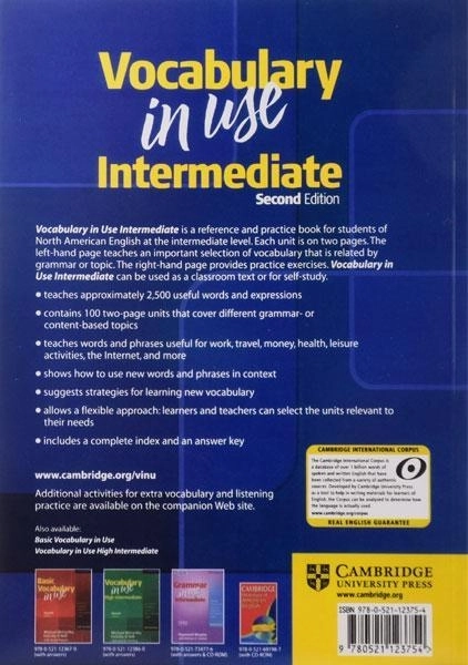 کتاب Vocabulary In Use Intermediate (2nd) - 1