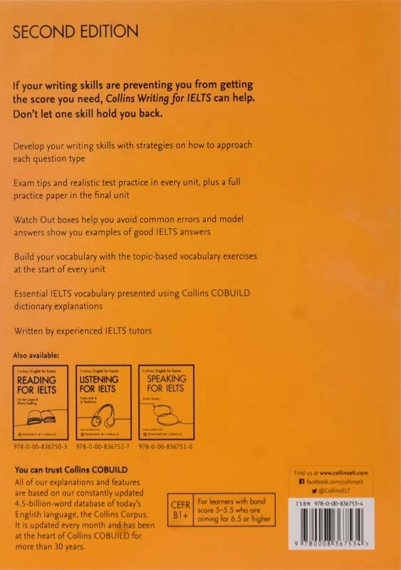 کتاب (2nd) Collins Writing For Ielts - 1