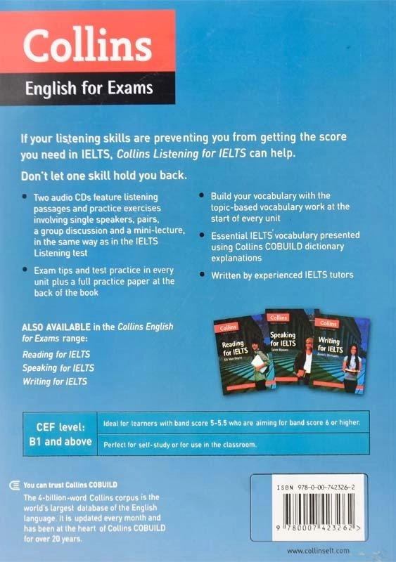 کتاب Collins Listening for IELTS - 1