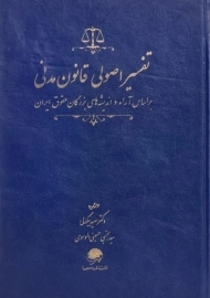 کتاب تفسیر اصولی قانون مدنی | بیگدلی