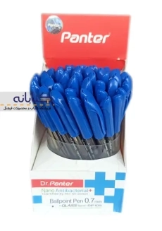 خودکار آبی نانو آنتی باکتریال پنتر مدل Dr.Panter کد 105 - 2